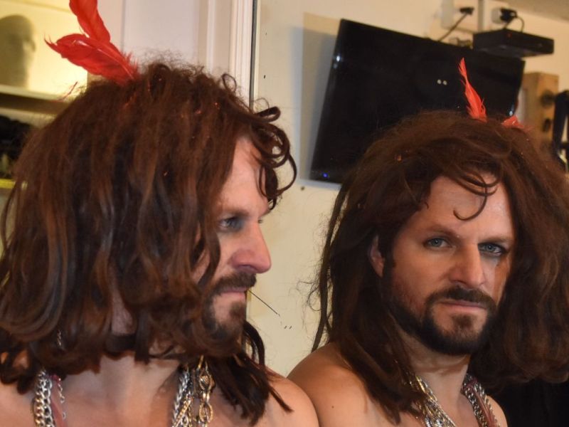 Mephisto backstage.