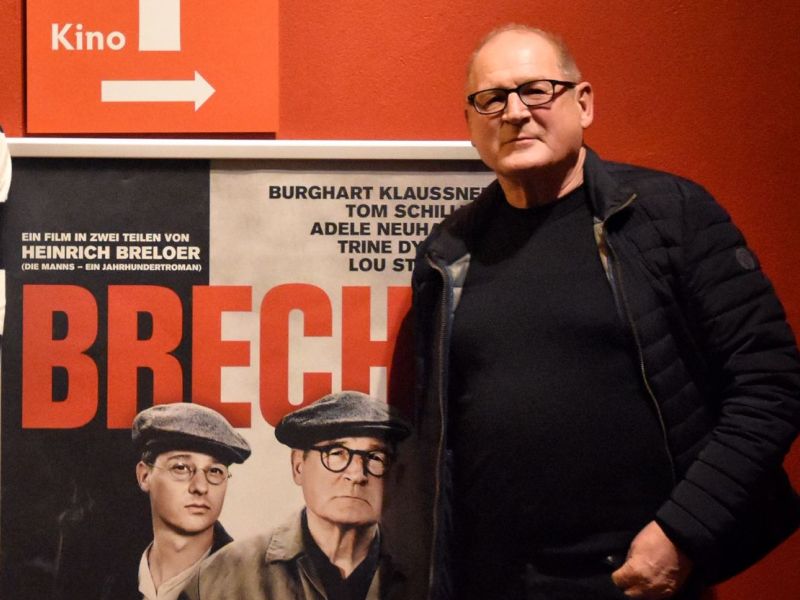 BRECHT-Darsteller Burghart Klaußner nach dem Screening.