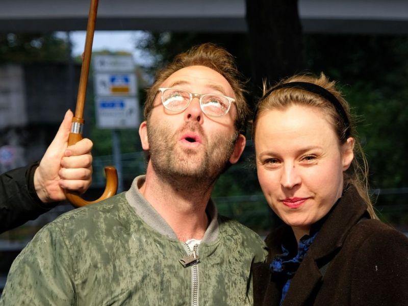 Samuel Weiss. Katja Danowski. In the rain. FF 19