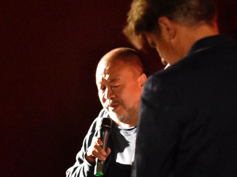 Ai Wei Wei stellt Human Flow vor.