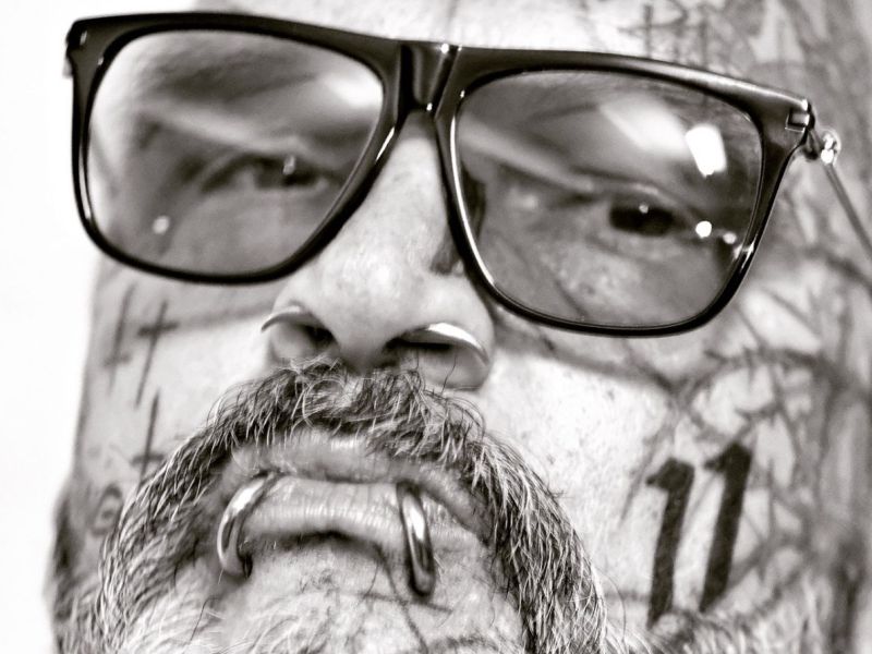 Shooting underground. Underground Legende Sven Marquardt. Berghain Berlin.