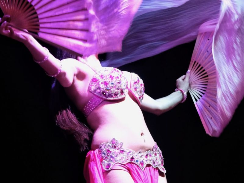 Arabian belly dance. Dubai.
