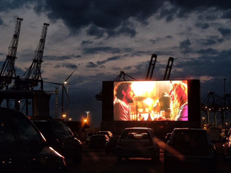 Drive-In Theater. Cruise Center. Elbe.