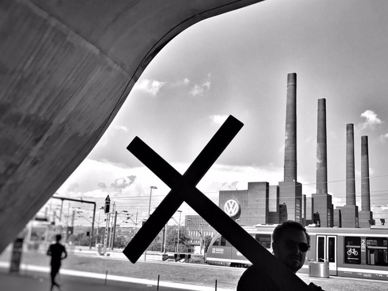 Anreise. Wolfsburg.