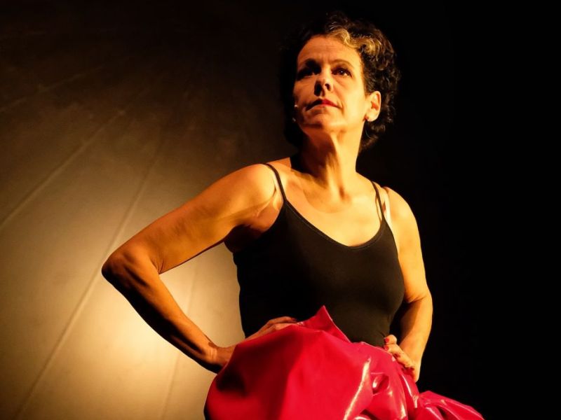Sandra Flubacher in Hamlet. Thalia Theater Hamburg.