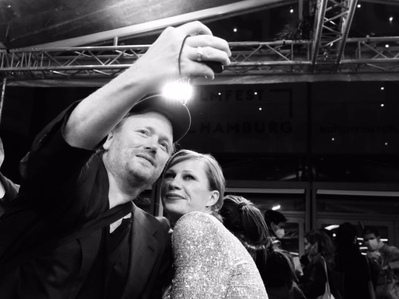 Birgit Minichmayr and dedicated fan. FF21.