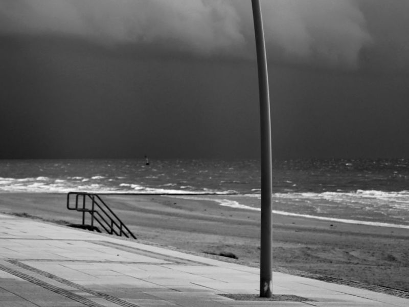 Strange weather. Borkum.