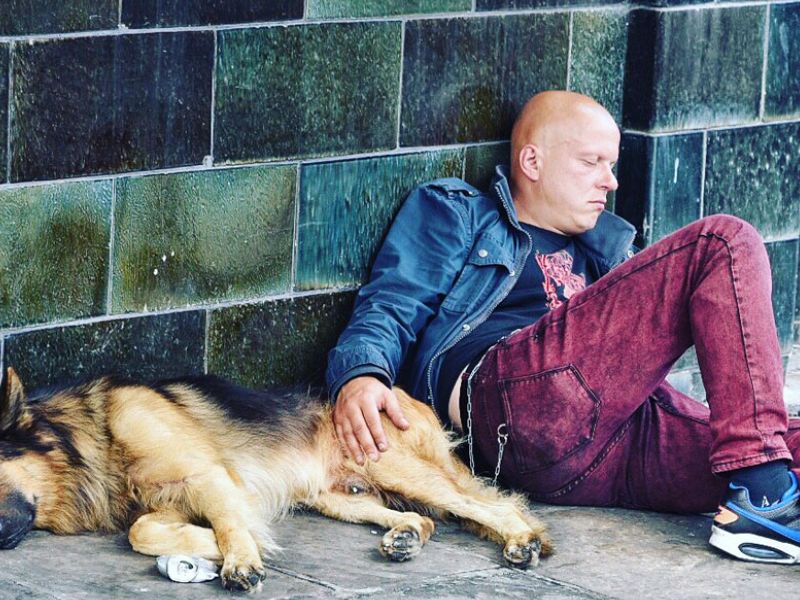 Knocked out. London.