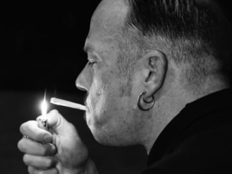 Have a smoke backstage. Relax.